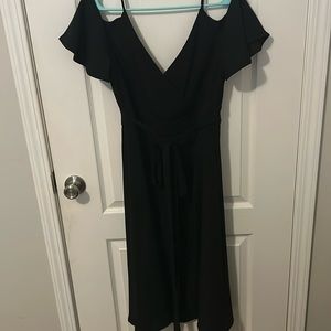 Ann Taylor A-Line Black Dress